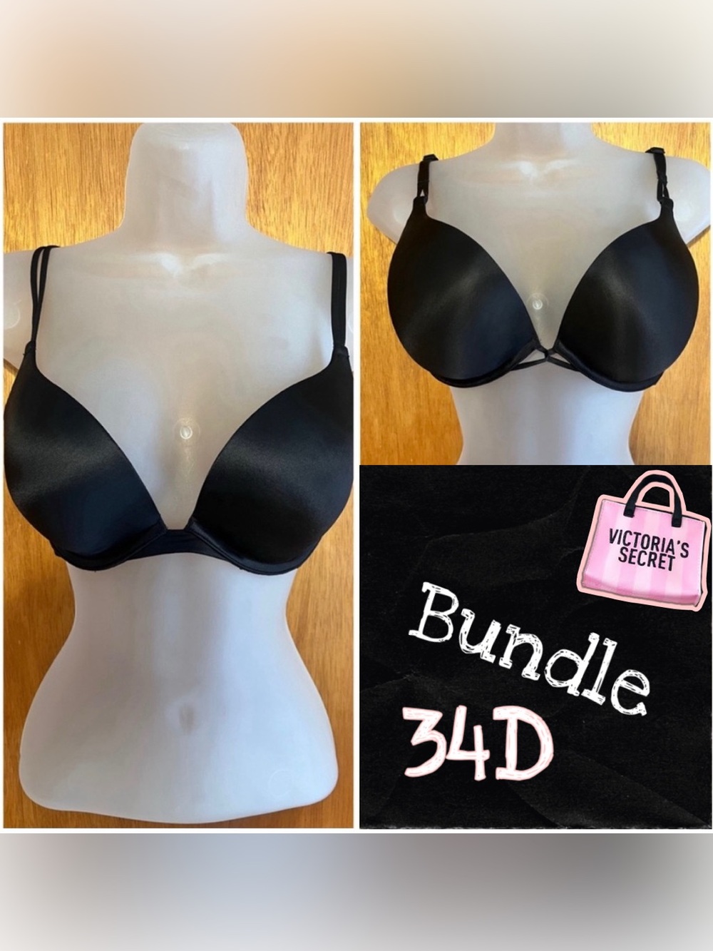 Victoria’s Secret Bra Bundle 34D